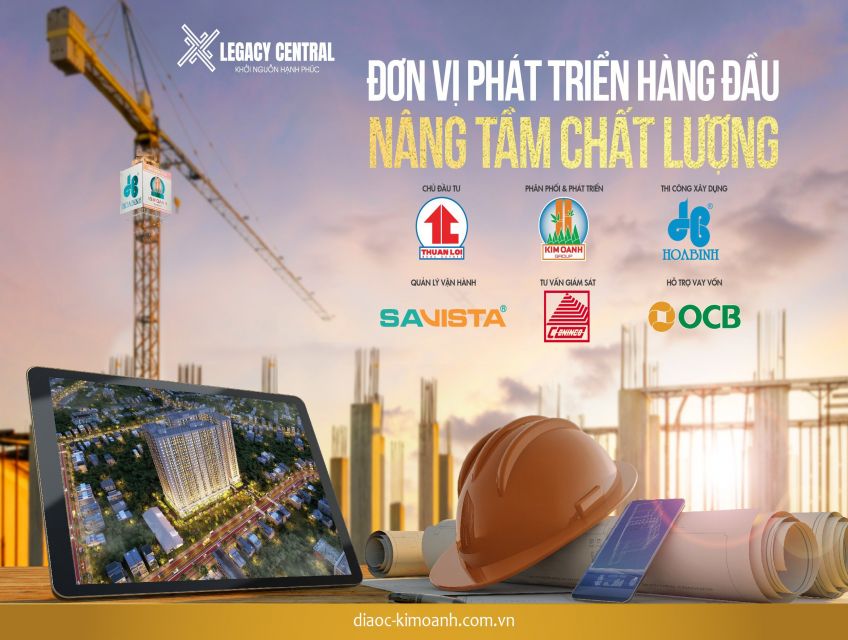 Căn hộ Legacy Central Thuận An hoàn thành xong đến tầng 2 vượt tiến độ đề ra.