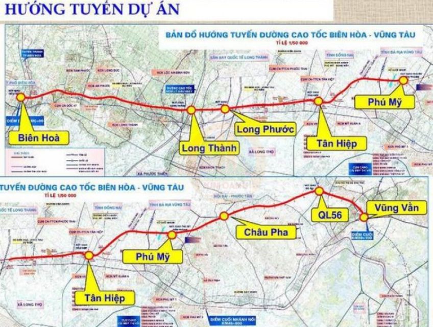  Tuyến đường cao tốc Biên Hòa - Vũng Tàu dự kiến khởi công vào quý IV/2021.