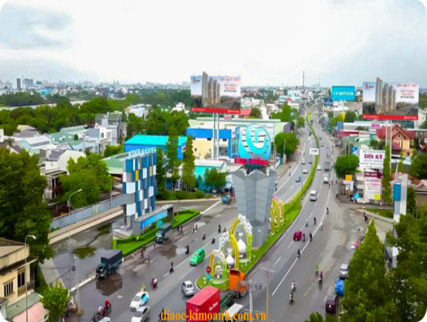 Bất động sản khu vực Thuận An được đồng bộ về hạ tầng.