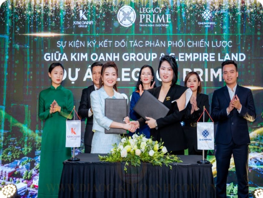 Tập đoàn Địa ốc Kim Oanh ký kết hợp tác với đối tác G.Empire Land.