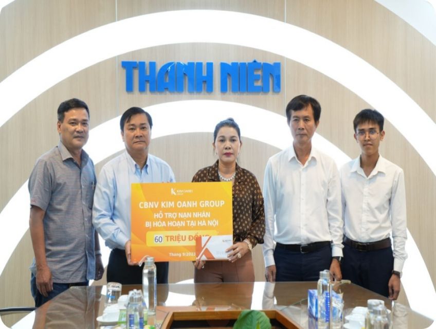 Quỹ Từ thiện Kim Oanh phát động, hỗ trợ nạn nhân trong vụ hoả hoạn tại Hà Nội.