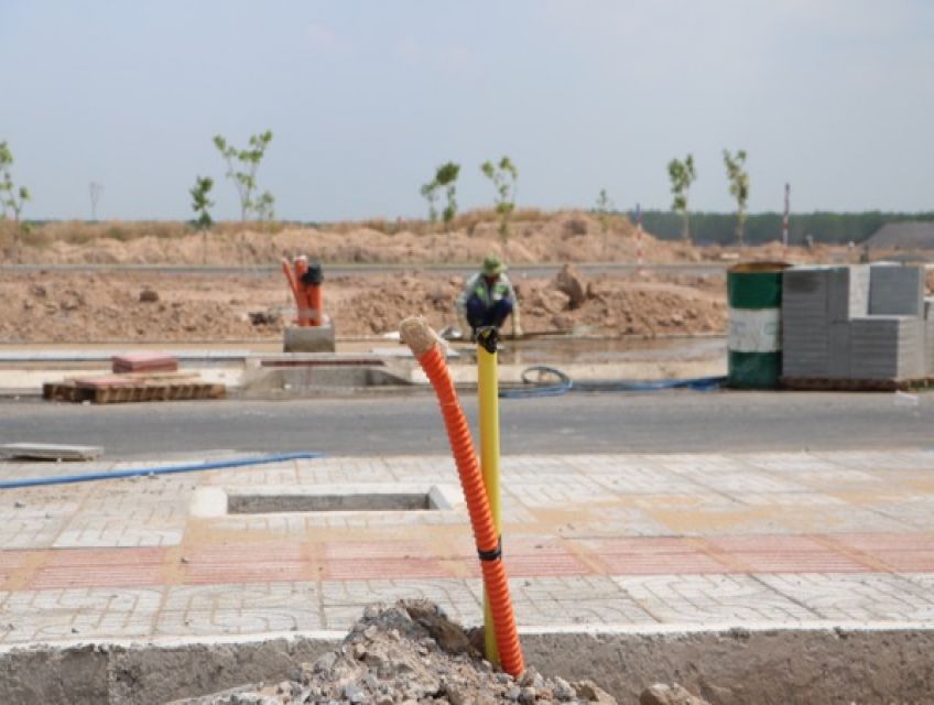 Hoàn thành đấu nối hệ thống cấp nước sạch tại khu TĐC Lộc An - Bình Sơn.