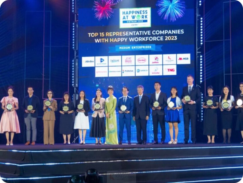 Kim Oanh Group được vinh danh Top 100 nơi làm việc tốt nhất Việt Nam hiện nay.