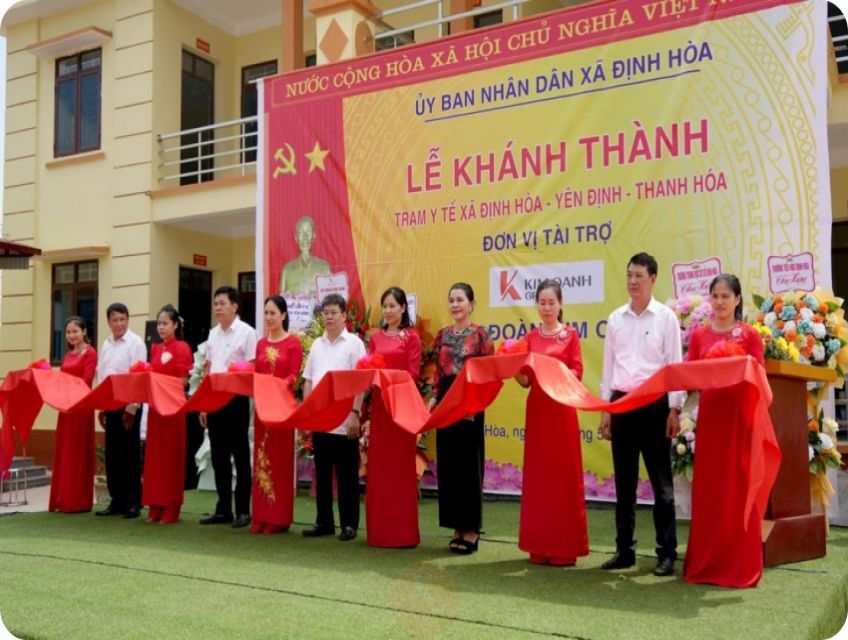 Trạm y tế 6 tỷ đồng do Quỹ Từ thiện Kim Oanh tài trợ được đưa vào sử dụng.